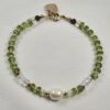 Pearl and Peridot Bracelet
