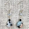 Aquamarine Pebbles Feeling Rosie Necklace and Earring Set