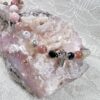 Peruvian Pink Opal Cross Pendant Necklace