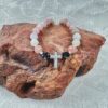 Peruvian Pink Opal Cross Pendant Necklace