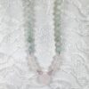 Pink and Jaded Rose Quartz Drop Necklace