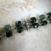 Double Strand Emerald and Green Garnet Bracelet