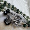 Double Strand Emerald and Green Garnet Bracelet