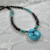 Garnet Meets Turquoise Necklace