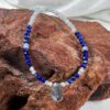 Aquamarine Blue Drop Dainty Necklace