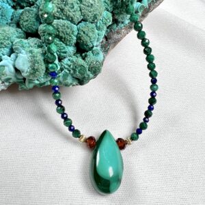 Blue Chrysocolla and Malachite