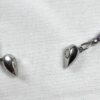 Modern Puffed Amethyst Heart Nugget Necklace