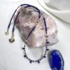 faceted lapis drops