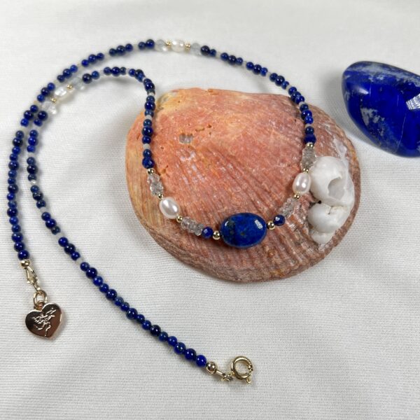 IMG_6830 A Little Bit of Lapis Necklace
