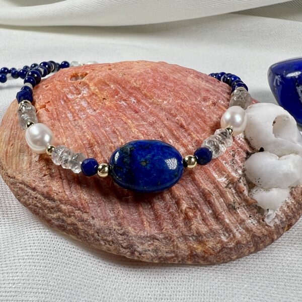 IMG_6832 A Little Bit of Lapis Necklace