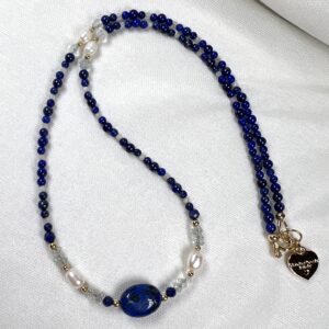 Lapis and Aquamarine Necklace