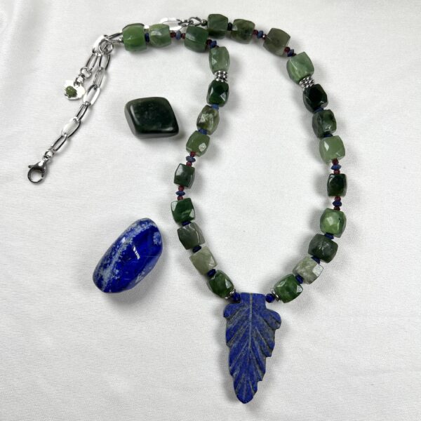 Jaded and Blue Statement Necklace