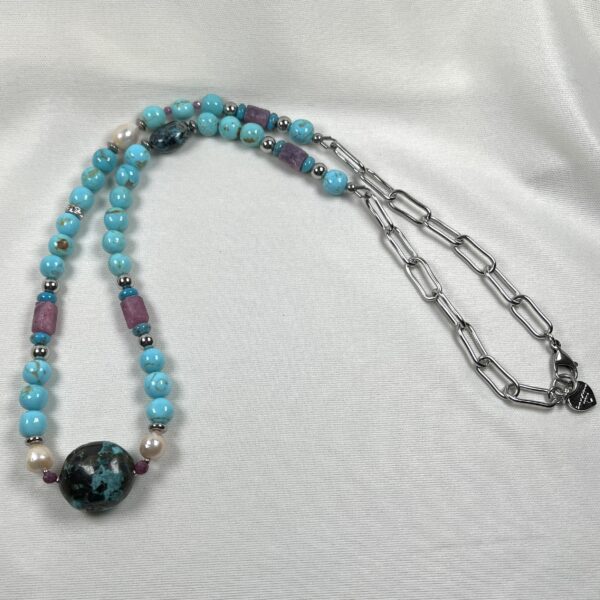 Turquoise My Rubies Statement Necklace