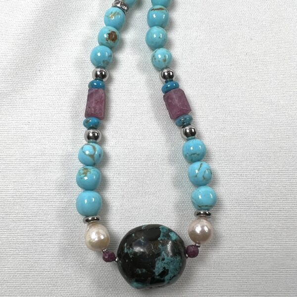 Turquoise My Rubies Statement Necklace