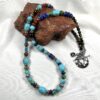 Kingman Turquoise and mixed mineral neckace
