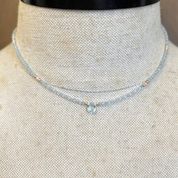 IMG_6988 Perfect Sky Blue Topaz Briolette Necklace