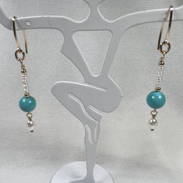 Hooked on Turquoise Earrings
